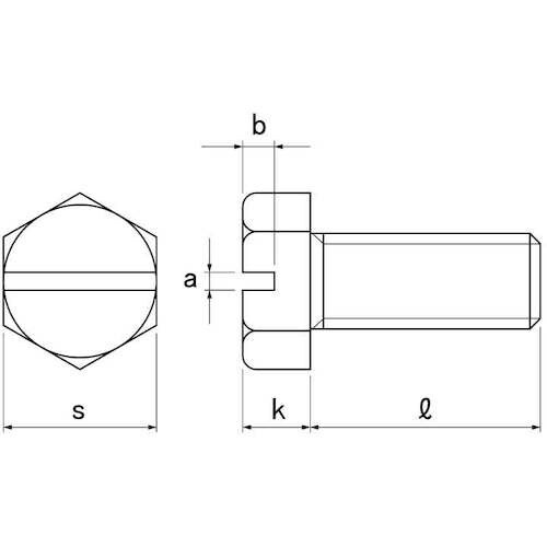SUNCO ステン(−)六角ボルト 全ネジ 3/
