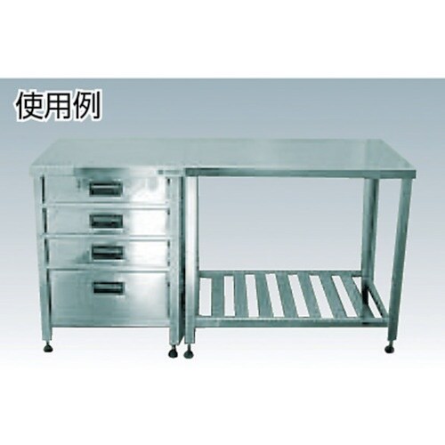 アズマ 縦型引出し付作業台 500×450×800