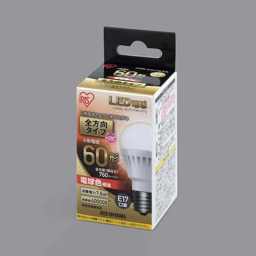 IRIS 567873 LED電球 E17 全方向