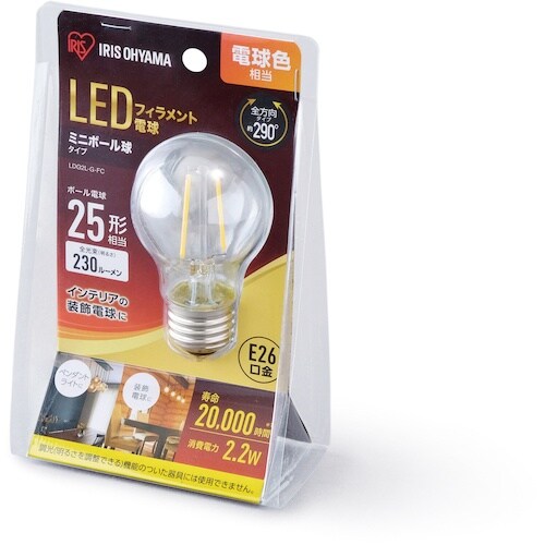 IRIS 521489 ミニボール球 E26 25