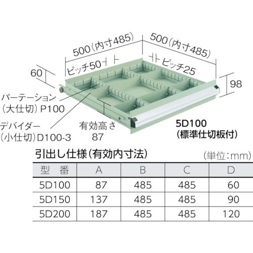 OS ライトキャビネット軽量型(5型) 間口591