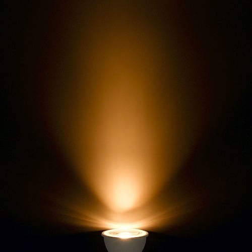 YAZAWA ハロゲン形LED 中角 電球色