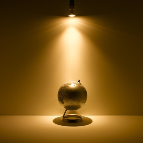 YAZAWA ハロゲン形LED 中角 電球色