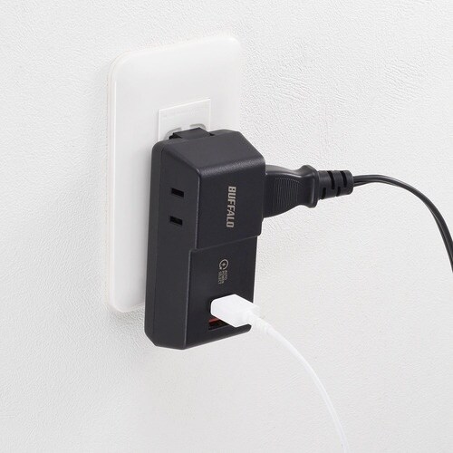 BUFFALO コンセント付きAC充電器 USB×