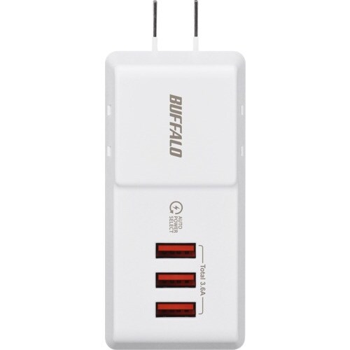 BUFFALO コンセント付きAC充電器 USB×