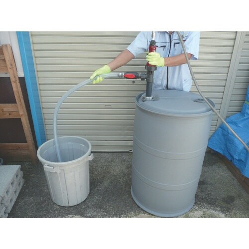 KUK ドラム缶用ポンプ エアー式ハンディポンプ(