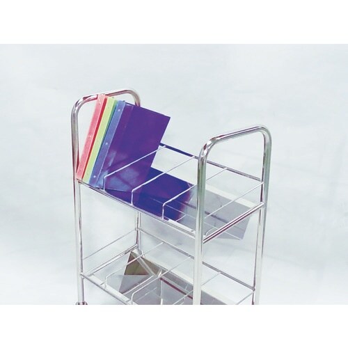 TRUSCO オールステンレスファイルワゴン 95