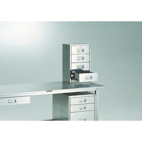 TRUSCO SUS304卓上保管庫 引出4段 3