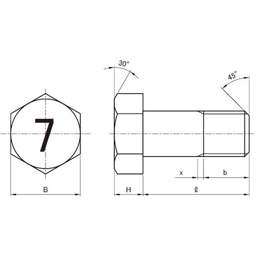 SUNCO 三価ブラック 7マークBT(小形 半ネ