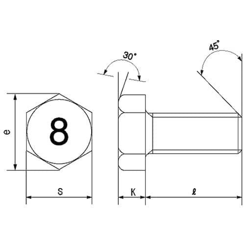 SUNCO 8マークBT(全ネジ 細目 12X3