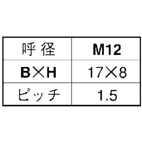 SUNCO クロメ−ト 7マークBT(小形 全ネジ