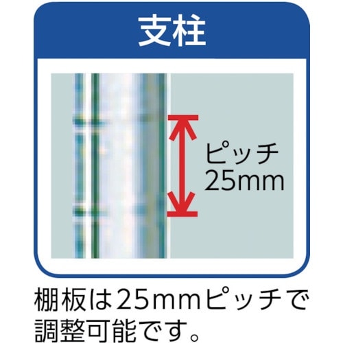 シンコー ステンレスラック(ベタ棚タイプ)4段 R