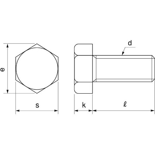 SUNCO ユニクロ 六角BT(全ネジ ノーマーク
