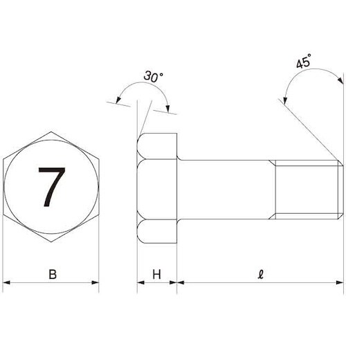 SUNCO ユニクロ 7マークBT(小形 半ネジ