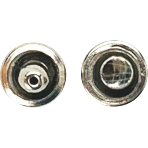 ユタカメイク 平ベルト金具 両面カシメ 小オス・メ