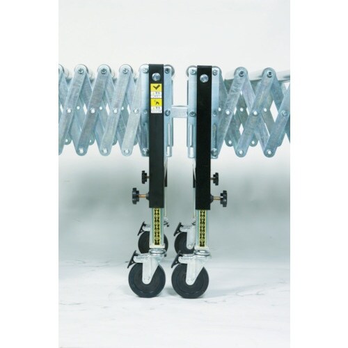 タイヨー 伸縮式ローラコンベヤ 2スパン ダブル