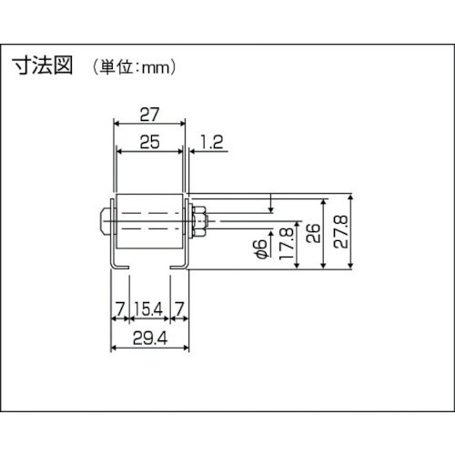 TRUSCO ホイールコンベヤ プレス製Φ20X2