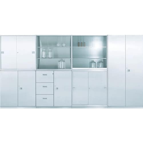 TRUSCO SUS304保管庫 両開き 900X