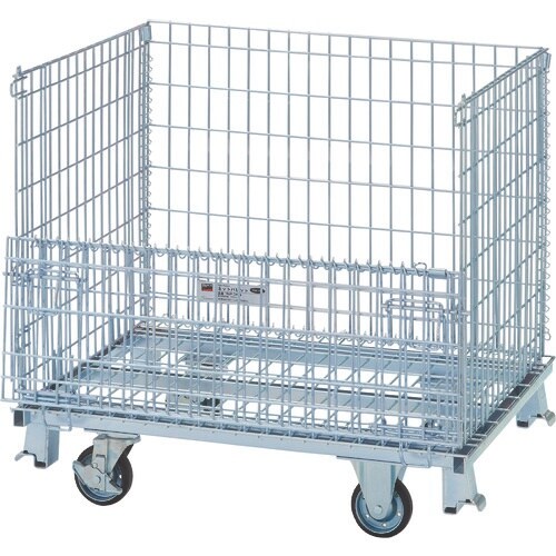 TRUSCO ネットパレット車輪付 1000X80