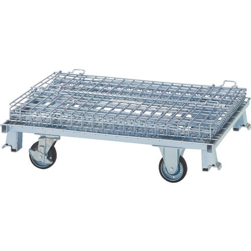 TRUSCO ネットパレット車輪付 1000X80