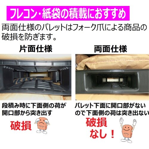 NPC 輸出梱包用プラスチックパレットEXS−11