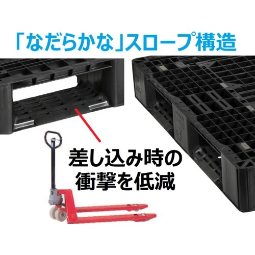 NPC プラスチックパレットLA−1211RR 片