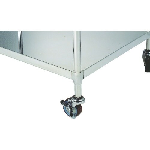 テックサス キャスター付ステンレス作業台 750x