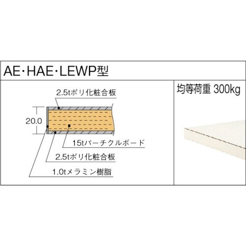 TRUSCO 軽荷重作業台(300kg)AE型 1