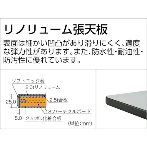 TRUSCO 軽荷重作業台高さ調節式(250kg)