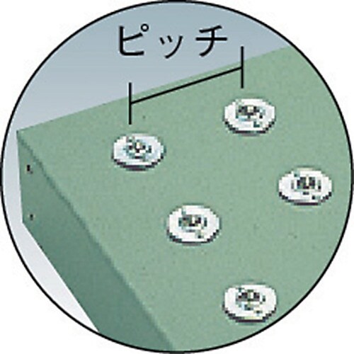 TRUSCO ボールキャスターユニット フリーテー