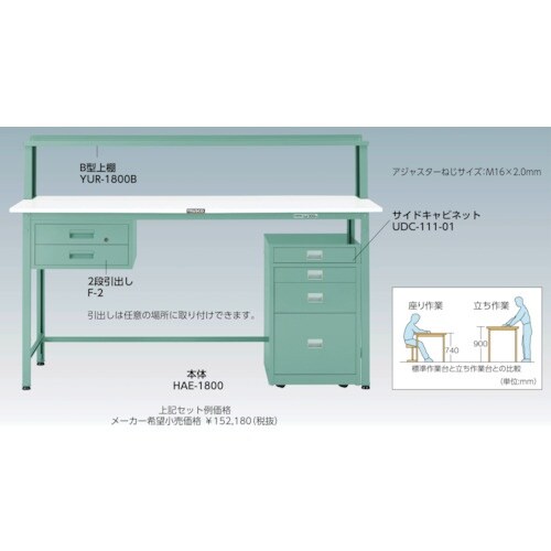 TRUSCO 軽荷重立作業台(300kg)HAE型