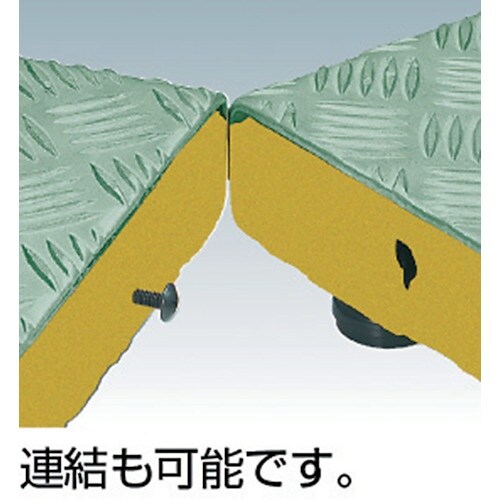 TRUSCO 低床用縞鋼板ステップ 600X600
