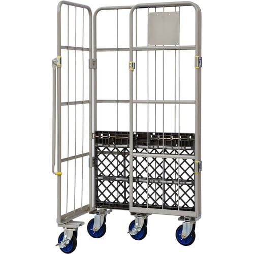 ワコーパレット 床板プラスチック製カゴ車 850×