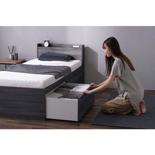 IRIS 296357 ウレタンマットレス付き大容