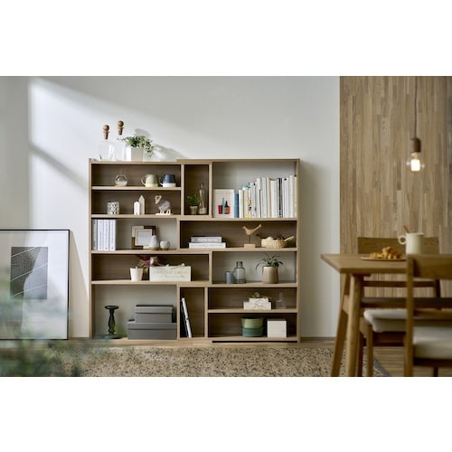 IRIS 296586 ウッドスライドラック ライ