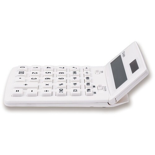 ASKA 抗菌電卓 ホワイト