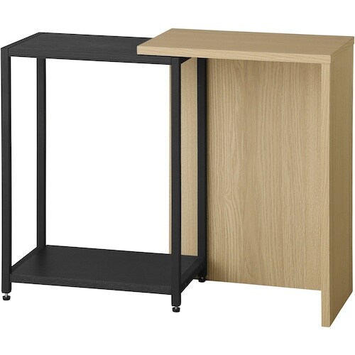 IRIS 296373 伸縮サイドテーブル ナチュ