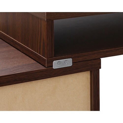 IRIS 296252 伸縮テレビ台 ウォールナッ