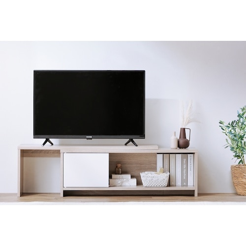 IRIS 296249 伸縮テレビ台 ライトナチュ