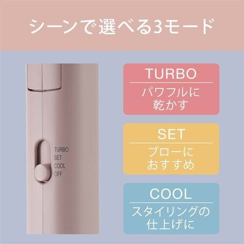 IRIS 100722 イオンドライヤー ピンク