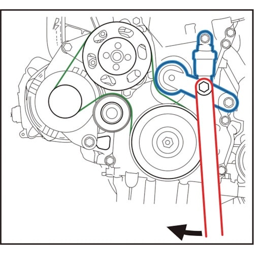 JTC ベルトテンショナーツール