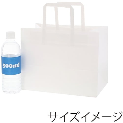 スワン 手提げ紙袋 Nフラットチャームバッグ 平手