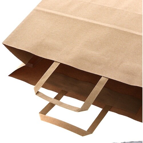 スワン 手提げ紙袋 Nフラットチャームバッグ 平手