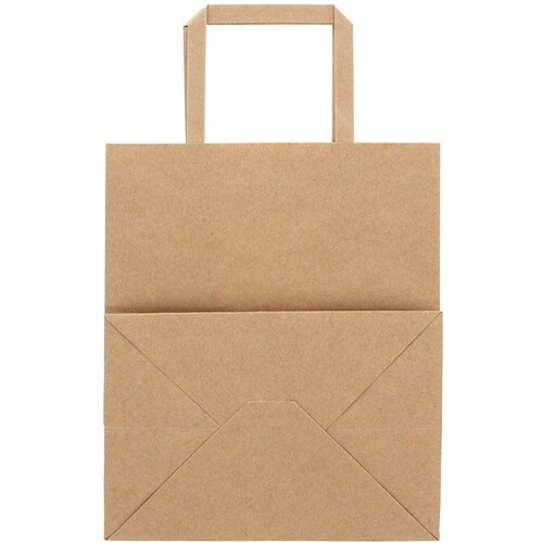 スワン 手提げ紙袋 Nフラットチャームバッグ 平手