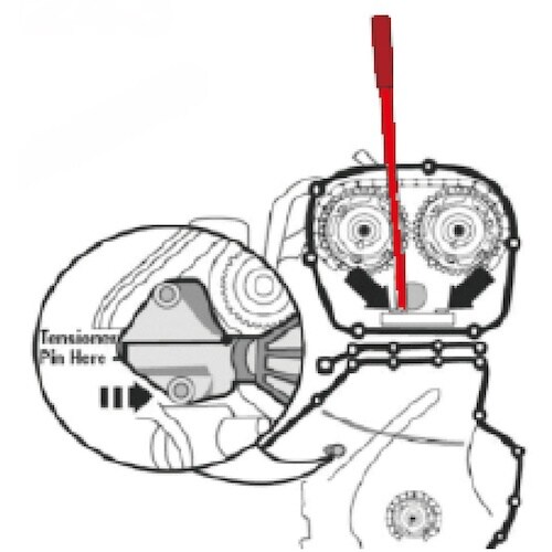 JTC VAG タイミングチェーンテンショナーレン