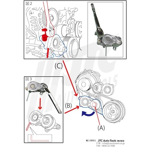 JTC ベルトテンショナーツール