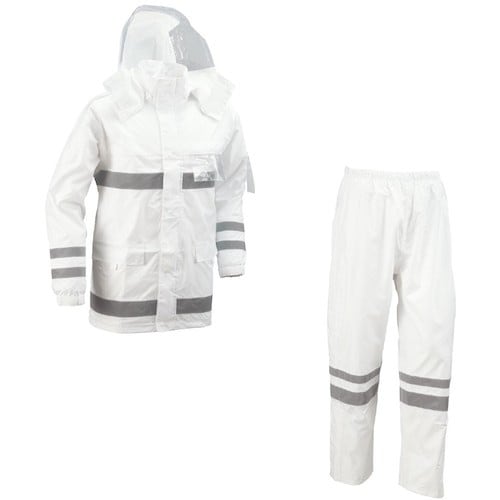 船橋 安全レインフルハーネス仕様 ホワイト BLサ