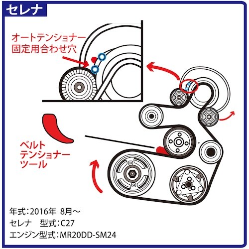 JTC ベルトテンショナーツール