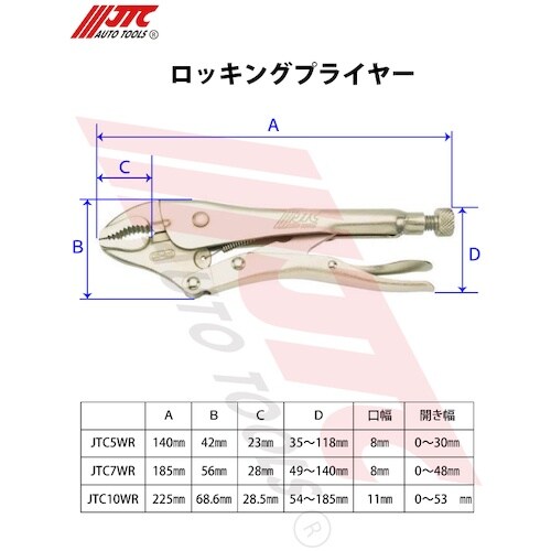 JTC ロッキングプライヤー