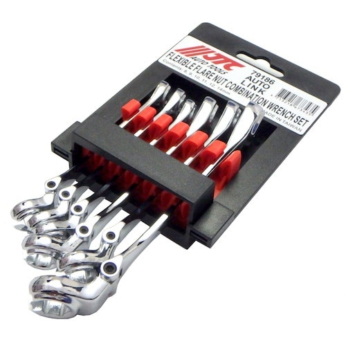 JTC 6PCS コンビネーション首振りフレアナッ